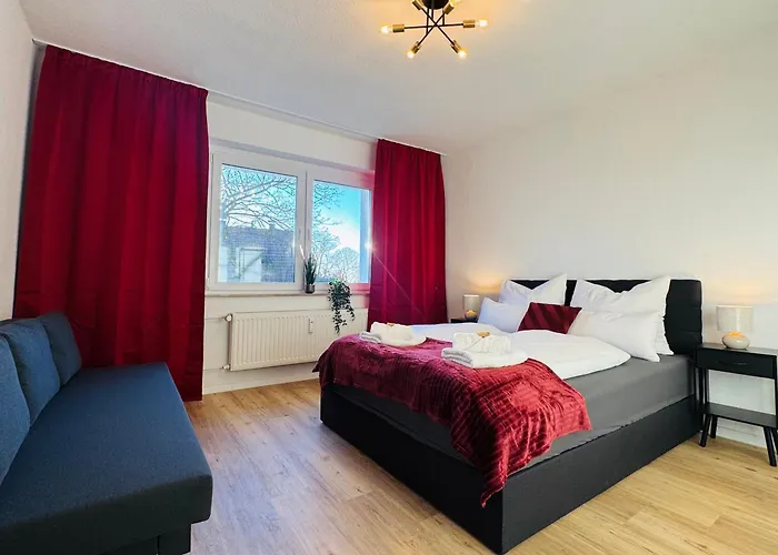 Charmantes Mit Balkon - Kueche - Smarttv Essen